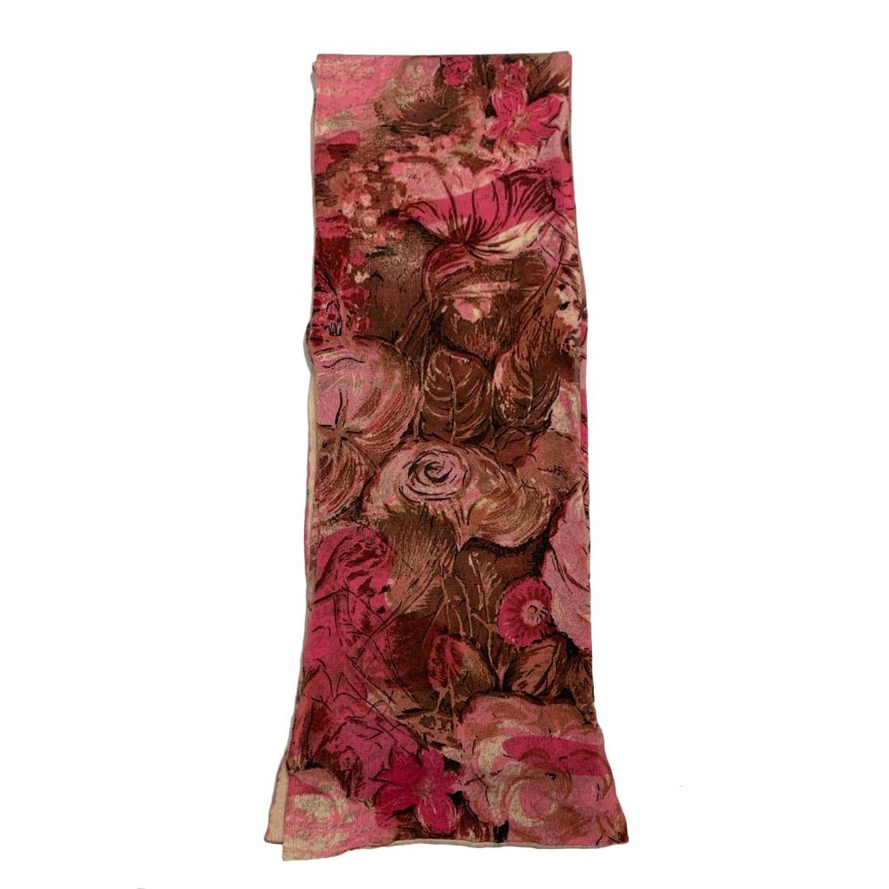 Raw7 Cashmere Scarf "Seaskull" - Pink